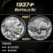 1937-p Buffalo Nickel 5c Grades ms65+
