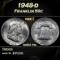 1948-d Franklin Half Dollar 50c Grades ms64 fbl
