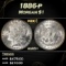 1886-p Morgan Dollar $1 Grades ms65+