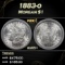 1883-o Morgan Dollar $1 Grades ms65+