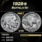 1928-s Buffalo Nickel 5c Grades vf35