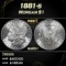 1881-s Morgan Dollar $1 Grades ms65+