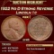 1922 No D Lincoln Cent Strong Reverse 1c xf45 SEGS