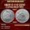 1825 Capped Bust Half Dollar O-110 DDO 50c ms62+ USCG