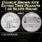 Charlie Brown Kite Eating Tree Peanuts Style - 1 oz Silver Round Round