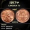 1917-p Lincoln Cent 1c Grades ms66 rb
