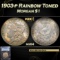 PCGS 1903-p Morgan Dollar Rainbow Toned 1 ms64 PCGS