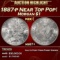 1887-p Morgan Dollar Near Top Pop! $1 ms67+ SEGS