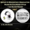 Snoopy & Woodstock Graduation Peanuts Colorized Style - 1 oz Silver Round Round