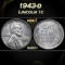 1943-d Lincoln Cent 1c Grades ms63+