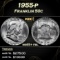 1955-p Franklin Half Dollar 50c Grades ms65+ fbl