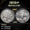 1919-p Buffalo Nickel 5c Grades ms62