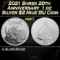 2021 Shrek 20th Anniversary  1 oz Silver $2 Niue BU Coin Round