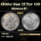 1900-o Morgan Dollar Vam 15 Top 100 $1 ms63 ICG