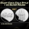 Enjoy Coca Cola Style - 1 oz Silver Round Round