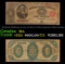 1891 $1 large size Silver Certificate Martha Washington Grades f+ Signatures Tillman/Morgan