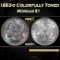 1883-o Morgan Dollar Colorfully Toned 1 Grades ms65+