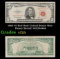 1963 $5 Red Seal United States Note Fancy Serial! #42354444 Grades vf+