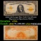 1922 $10 Large Size Gold Certificate Grades vf+ Signatures Speelman/White