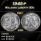 1946-p Walking Liberty Half Dollar 50c Grades ms66