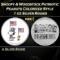 Snoopy & Woodstock Patriotic Peanuts Colorized Style - 1 oz Silver Round Round
