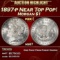 1897-p Morgan Dollar Near Top Pop! $1 ms67 SEGS