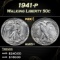 1941-p Walking Liberty Half Dollar 50c Grades ms65+