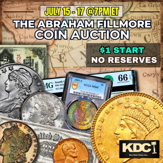 The Abe Fillmore Collection Rare Coin Auction 27SP