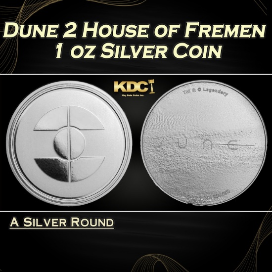 Dune 2 House of Fremen 1 oz Silver Coin Round