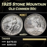 1925 Stone Mountain Old Commem Half Dollar 50c Grades ms65+