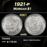 1921-p Morgan Dollar $1 ms65 ICG
