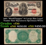 1907 $5 Large Size Legal Tender Note 