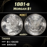 1881-s Morgan Dollar $1 ms66+ SEGS