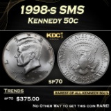 1998-s SMS Kennedy Half Dollar 50c sp70 SEGS