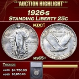 1926-s Standing Liberty Quarter 25c ms65+ SEGS
