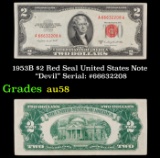1953B $2 Red Seal United States Note 