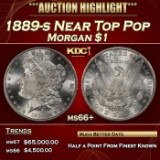 1889-s Morgan Dollar Near Top Pop $1 ms66+ SEGS