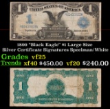 1899 $1 large size Silver Certificate 