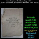 Rare Original Mint Sewn Bag - 1979-s Susan B. Anthony Dollars $100 - Cheaper Than Apmax