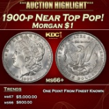 1900-p Morgan Dollar Near Top Pop! $1 ms66+ SEGS