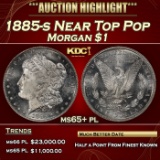 1885-s Morgan Dollar Near Top Pop $1 ms65+ pl SEGS