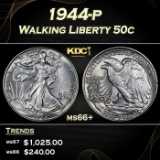 1944-p Walking Liberty Half Dollar 50c ms66+ SEGS