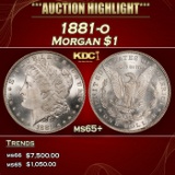 1881-o Morgan Dollar $1 ms65+ SEGS