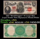 1907 $5 Large Size Legal Tender Note 