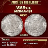 1885-cc Morgan Dollar $1 ms66+ SEGS