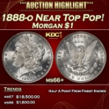 1888-o Morgan Dollar Near Top Pop! $1 ms66+ SEGS