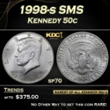 1998-s SMS Kennedy Half Dollar 50c sp70 SEGS