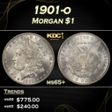 1901-o Morgan Dollar $1 Grades ms65+