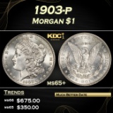 1903-p Morgan Dollar $1 Grades ms65+