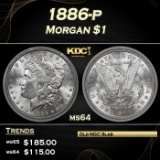 NGC 1886-p Morgan Dollar $1 ms64 NGC